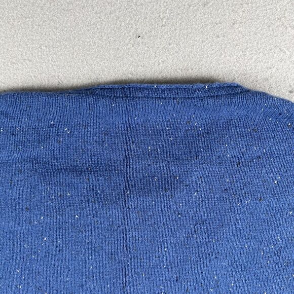 J.Jill Sweater Womens XS Blue Pure Jill 3/4 Sleeve One Button Wool Cardigan - Picture 12 of 12